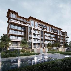 现代多层住宅3D模型下载